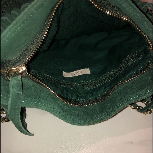 Suede Leather Fringe Purse - Picture 4 of 4